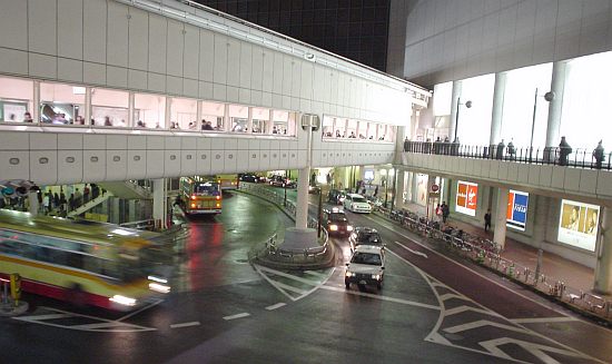 町田駅前の夜景