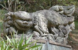 川辺正八幡神社の狛犬
