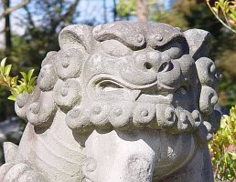 子鍬倉神社の狛犬