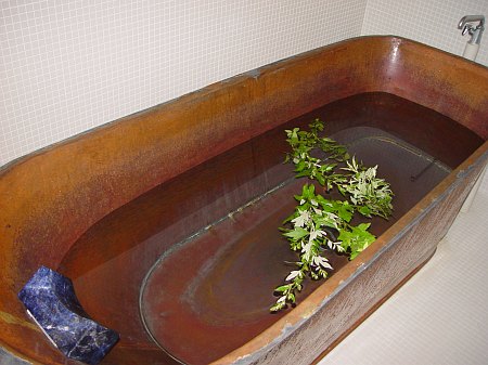 銅製のお風呂